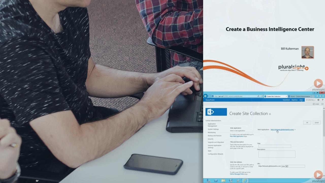 Configuring SharePoint 2013 for Business Intelligence from Pluralsight | Course by Edvicer