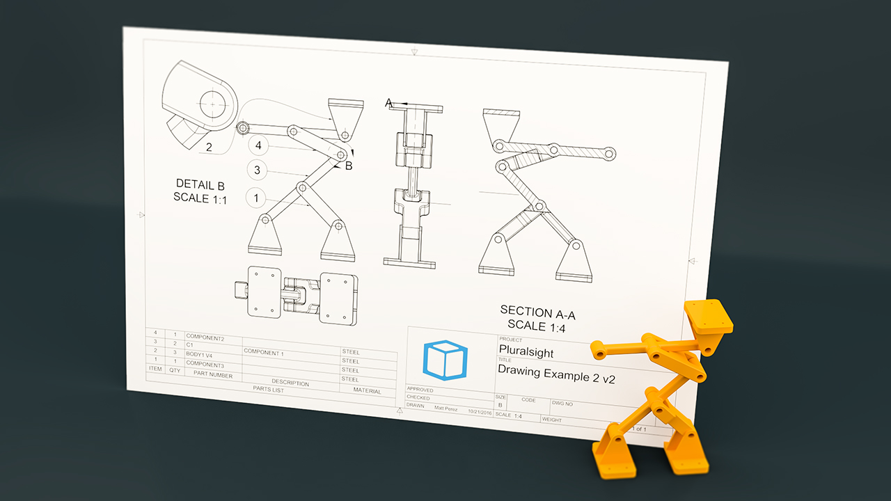 Fusion 360 Essentials - Drawings from Pluralsight | Course by Edvicer