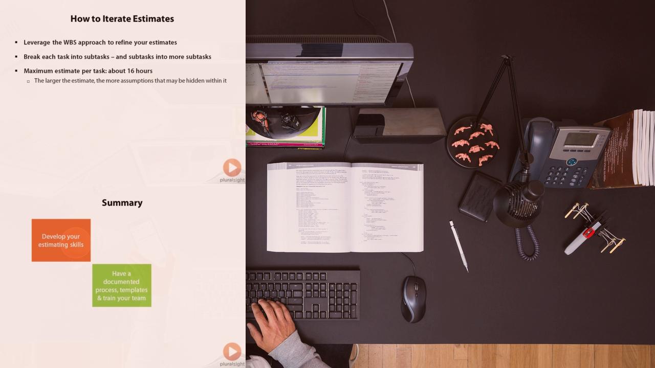 Best Practices for Project Estimation from Pluralsight | Course by Edvicer