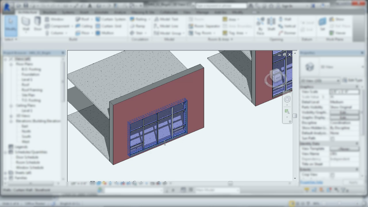 Storefront, Curtain Walls, and Curtain Systems in Revit