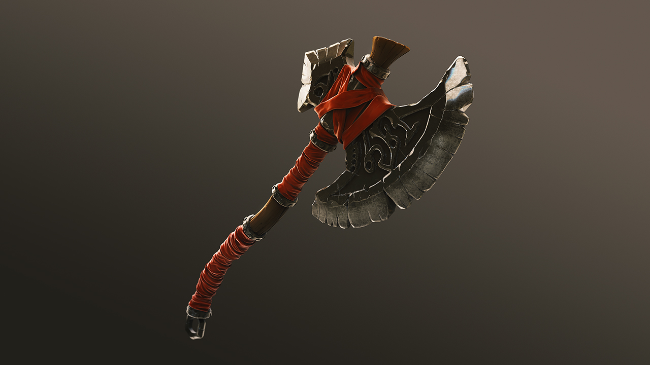 forged axe zbrush