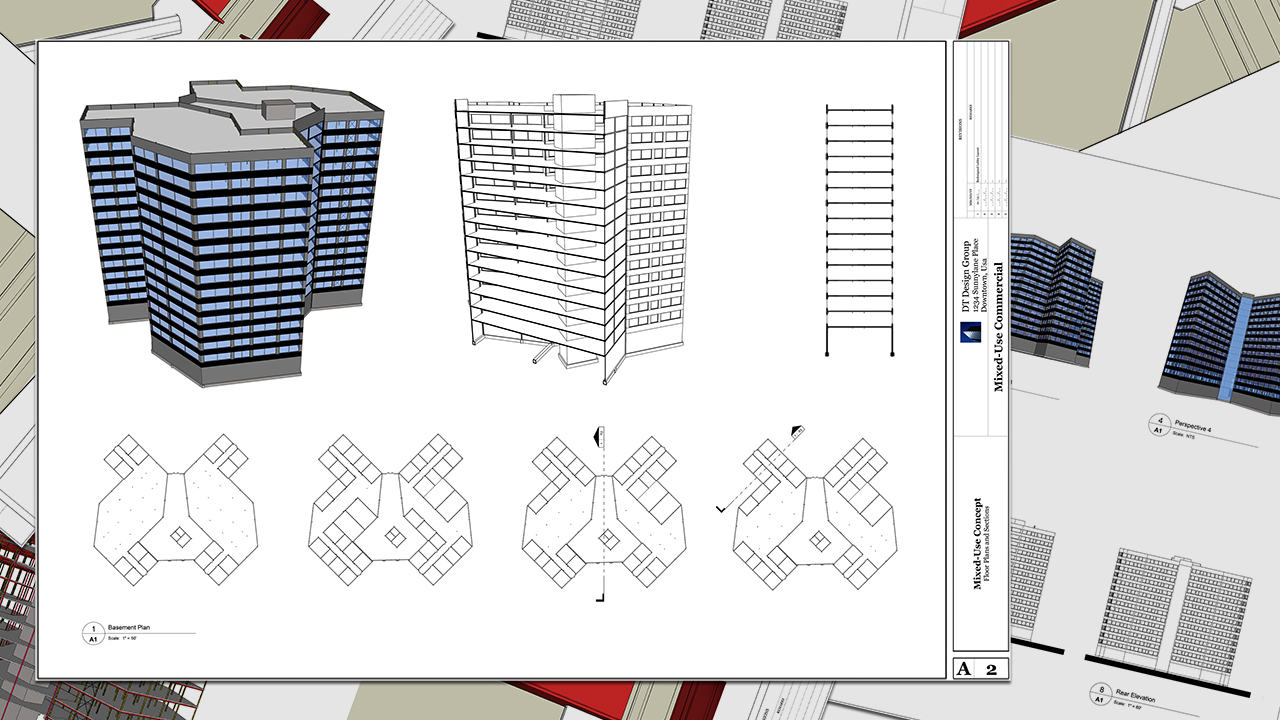 Sketchup and layout for architecture