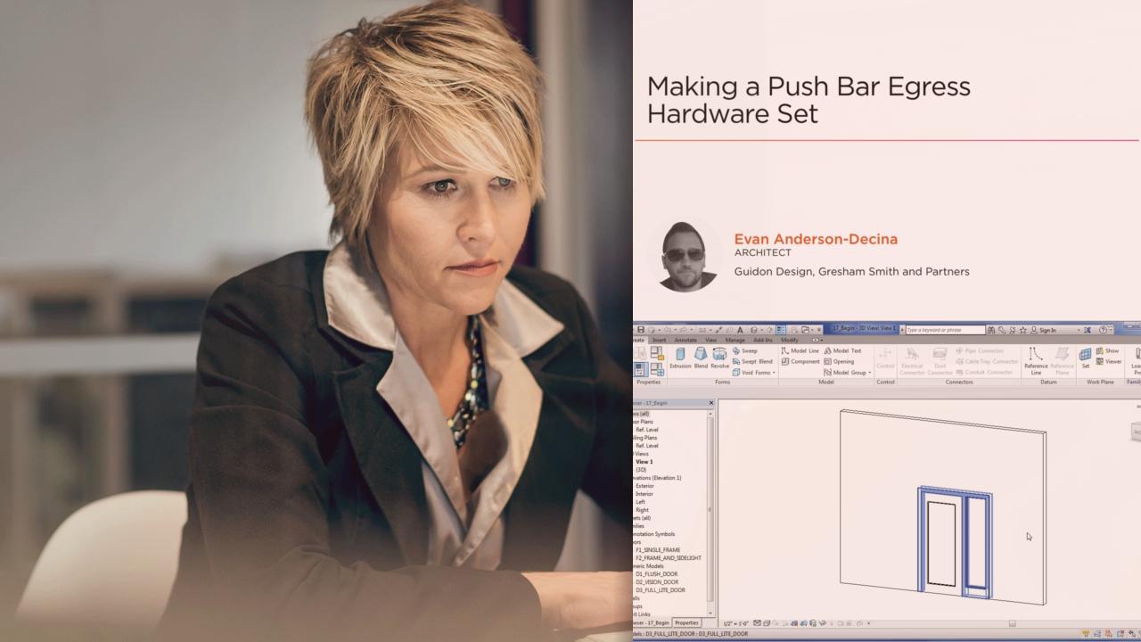 Unlocking Parametric Door Families in Revit from Pluralsight | Course by Edvicer
