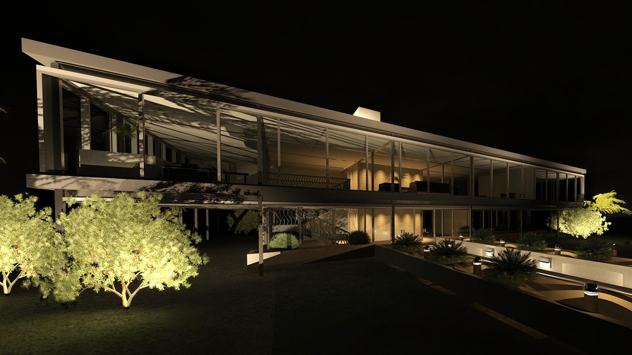 Using Exterior Lighting to Create a Night Scene Rendering in Revit ...