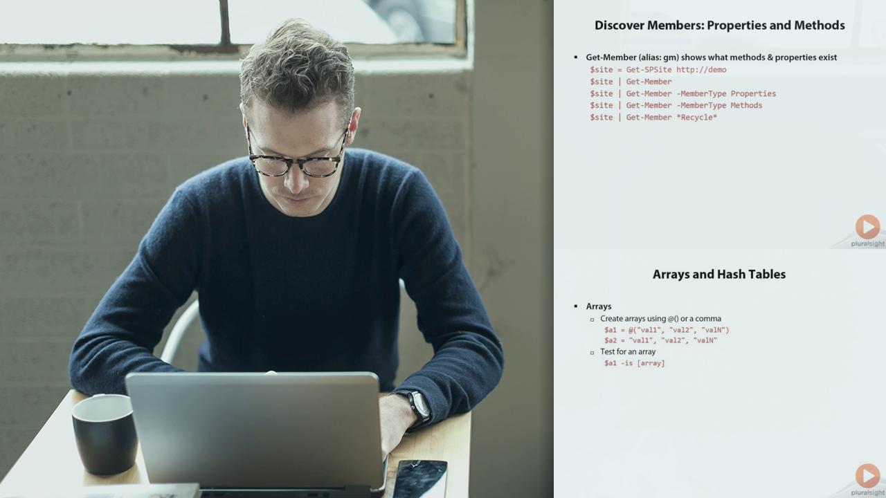 Using Windows PowerShell with SharePoint 2010 and SharePoint 2013 from Pluralsight | Course by Edvicer