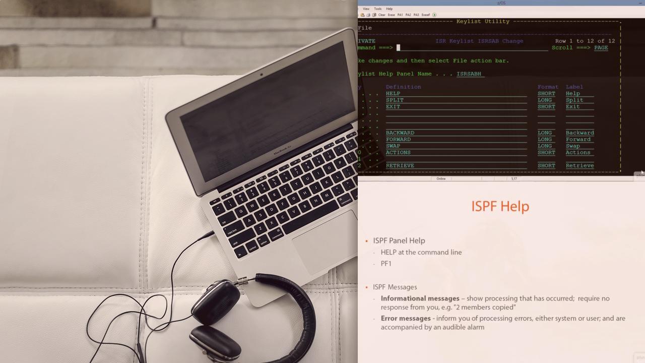 Introduction to the z/OS TSO/ISPF Environment Pluralsight